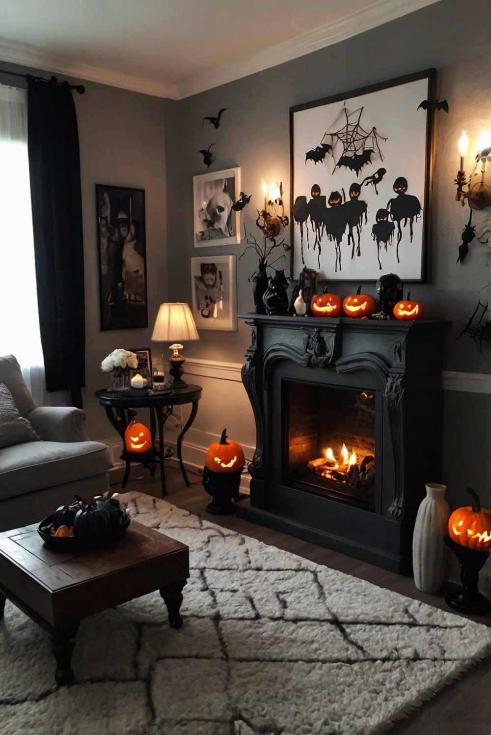 halloween decor ideas, halloween room makeover, spooky room decorations, creepy home decor, haunted house props